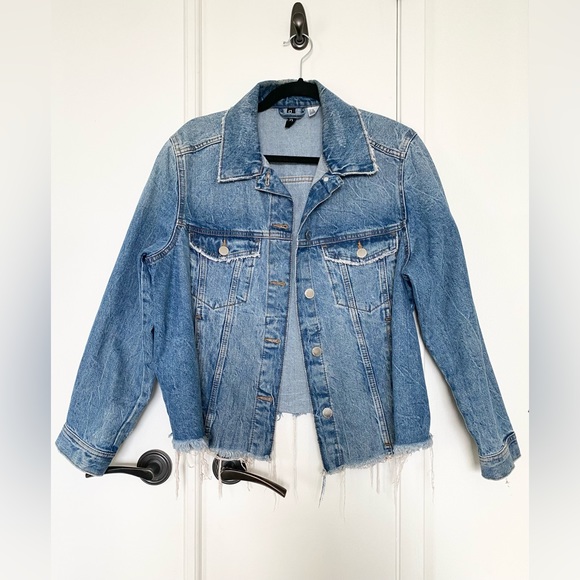 H&M Cut-Off Denim Jacket - Picture 1 of 3